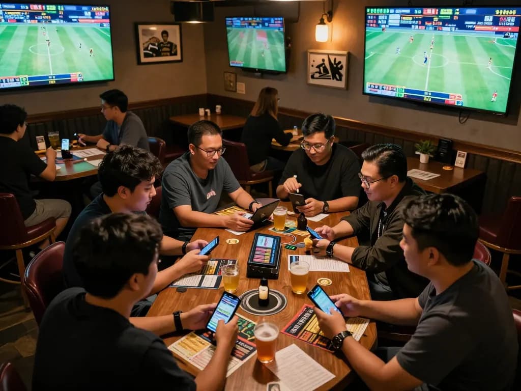 Witness the excitement of sports betting at keonhacaii in a lively venue.