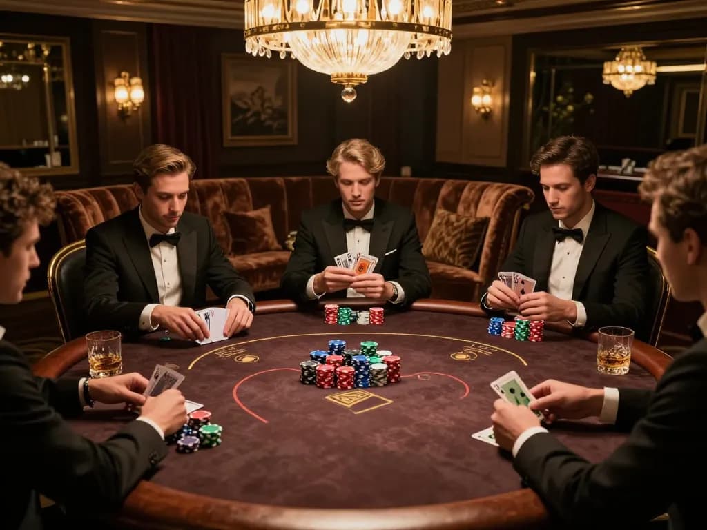 Rasakan kegembiraan malam poker rokok88 dengan para pemain yang terlibat dalam permainan strategis dan suasana yang hidup.