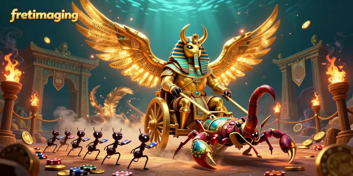 Experience the thrill of betting with 3D characters celebrating at fretimaging casino.