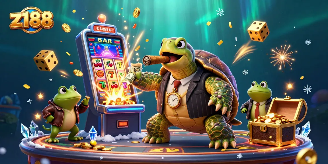 Experience the excitement of z188 with a vibrant casino scene featuring extraordinary characters and elements.