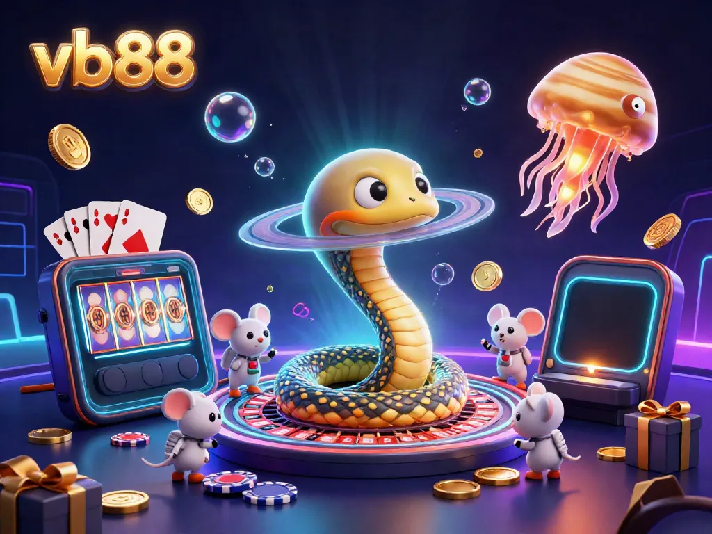 Experience thrilling gameplay with vb88 featuring a cosmic roulette and playful astronaut mice in vibrant 3D.