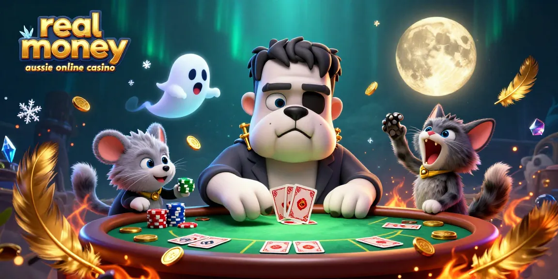 Enjoy thrilling games at a real money aussie online casino featuring a magical poker scene.